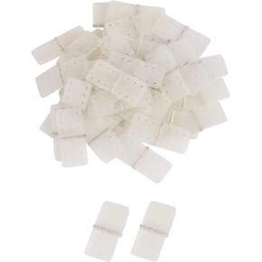 MXFANS 50PCS 11 × 25 مم طائرة RC طائرة مثبتة مفصلات بلاستيكية RC Parts Pressions White