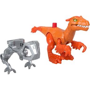 Fisher-Price Imaginext Jurassic World Dominion Pyroraptor Dinosaur Toy with Removable Harness for Preschool Kids Ages 3 and Up