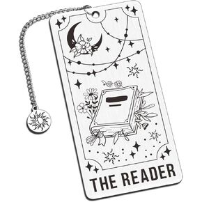 Tarot Cards Bookmark,Christmas Stocking Stuffers,Book Marks for Reading,Spooky Basket Stuffers,Boo Basket Stuffers for Women,Halloween Tarot,Halloween Bookmarks,Halloween Bag Stuffers,Tarot Decor
