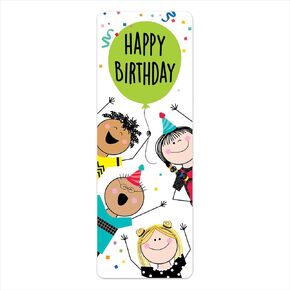 CTP Stick Kids Happy Birthday Bookmarks (Creative Teaching Press 10869)