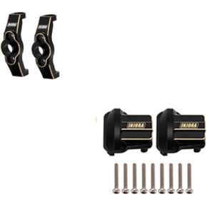 ingora black c-hubs وغطاء diff لـ TRX4M 1/18 RC MABLER PRASTION