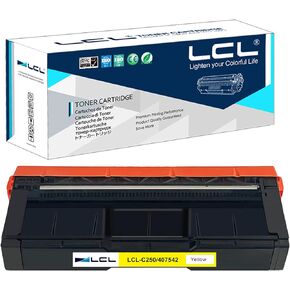 LCL Remanufactured Toner Cartridge Replacement for Ricoh 407539 sp c250dn sp c250sf C261SFNW C261DNW SP C260DNW SP C260SFNW (1-Pack Black)