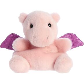 Aurora® Adorable Palm Pals™ Aria Pink Dragon™ Stuffed Animal - Pocket-Sized Play - Collectable Fun - Pink 5 Inches