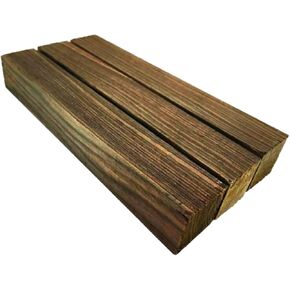Macassar Exotic Wood Lumber Pen Blanks 3 PCS: 3/4 × 3/4 × 5 بوصة