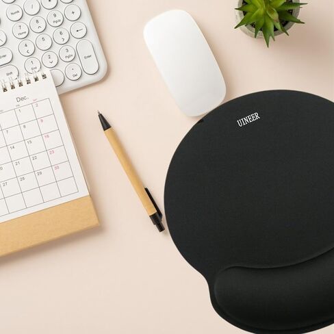 Ergonomic Mouse Pad with Wrist Rest，Gaming Mouse mat with Non-Slip PU Base，23mm High Wrist Support，Relieve Pain, Enhance Precision,Mouse Pads for Comfortable Gaming and Office Use in Kuwait