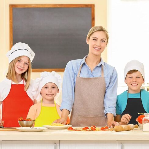 15 قطعة من PLULON مآزر فنية للأطفال سموك آرت الأطفال رسم مآزر فنان من القماش السائبة للحرف المنزلية والمطبخ والفصول الدراسية ونشاط الرسم الفني in Kuwait