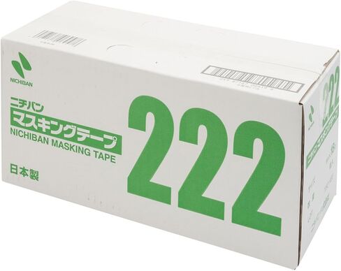 Nichiban Masking Tape, 7 Rolls, 0.7 inches (18 mm) x 6.7 ft (18 m) 222H-18 Green in Kuwait
