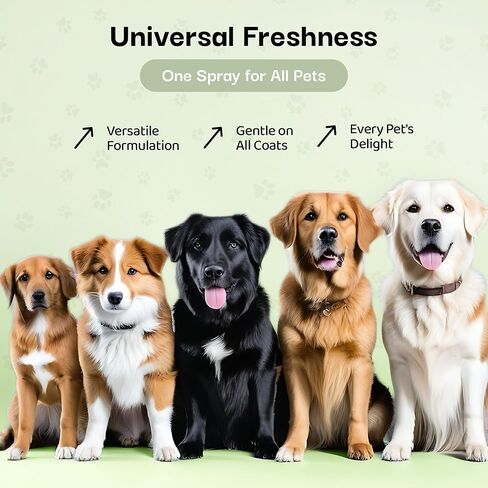 605 المنتجات الممتازة الكولونيا كولونيا والرائحة المزيل - عطر جرو طويل الأمد ، رذاذ مزيل العرق والاستمالة مع الزيوت العطرية ، 2oz عرض الكلب in Kuwait