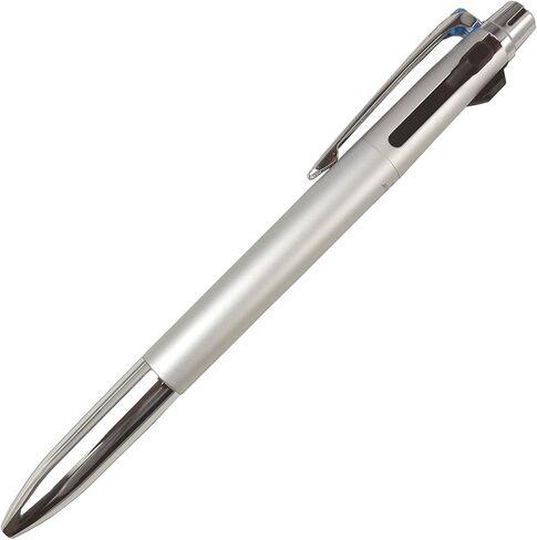 Mitsubishi Pencil SXE3300007.26 Jetstream Prime Tri-Color Ballpoint Pen, 0.7, Silver in Saudi Arabia