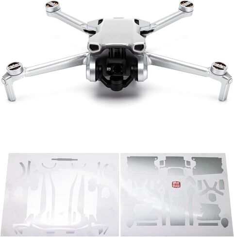 WRAPGRADE Skin Stickers Compatible with DJI Mini 3 | Main Unit (Stratosphere Blue) in Saudi Arabia