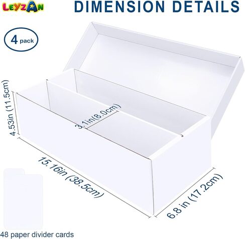 2 Row Trading Card Storage Box, 2 Pack in Saudi Arabia