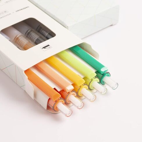 XIZE SH Retractable Colorful Pens Fine Point 0.5mm, 5 Color Gel Pens For Note-taking Journaling in Saudi Arabia