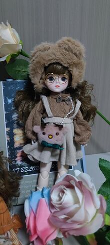 1/6 BJD Ball Jointed Blythe Smart Doll With Clothes - Anime Kawaii Myou Doll (Zongcha) in Saudi Arabia