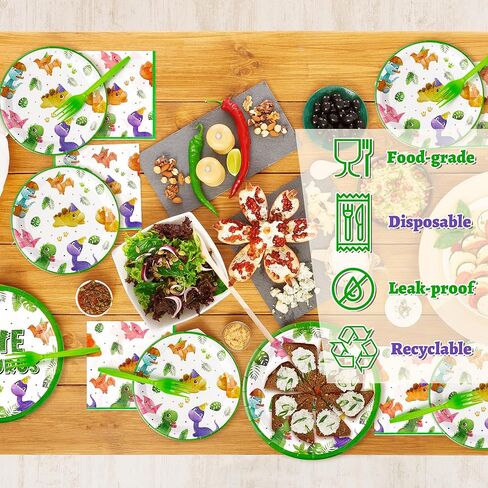 Surfboard Baby Shower Party Supplies - 96Pcs Baby on Board Plates Napkins Forks Tableware Set, Summer Boho Beach Themed Disposable Paper Plates Party Decoration for Birthday Table Decor, Serve 24 in Kuwait