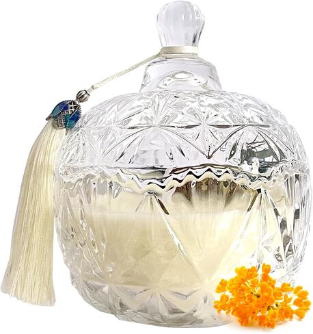 Glass Bowl Shape Soy Wax Scented Candles, Jar Candles for Home Scented or As a Holiday Candle Gift for Your Lover, Family, Elder, Friends and Colleagues (Candy Bowl Candles) in Saudi Arabia