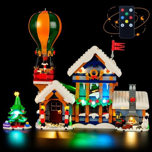 LIGHTAILING Light for Lego-10339 Santa's Post Office - Led Lighting Kit Compatible with Lego Building Blocks Model:Remote-Control Version - NOT Included The Model Set in Saudi Arabia