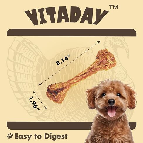 وتر الديك الرومي للكلاب-طبيعية 100 ٪ ، مقسم الولايات المتحدة ، عالي البروتين ، قليلة الدهون ، خالية من الحبوب ، مضغ ، البديل ، الجرو الساق ، الجرو Hypoallergenic ، المصاصة (حزمة 4) in Kuwait