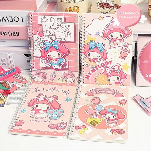 Cute Cartoon Gift Set Kawaii Stationery Kit Include Spiral Notebook Gel Pen Stickers Case (Green) in Saudi Arabia