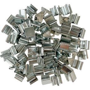 300 PCS Wick Clips for Candle Making Wood Wick Holder Base Universal Wood Wick Clips Wooden Wicks Bases Metal Candle Wick Holders (Square)