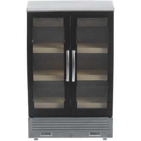 Miniature Fridge Decor for Dollhouse Realistic Kitchen Miniatures Lightweight Refrigerator Model for DIY Projects Micro Landscapes
