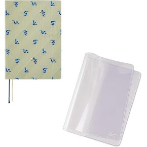 Hobonichi Techo 2025 Hon Bow & Tie: Snake Toy و Clear Cover for A5 Size Hon