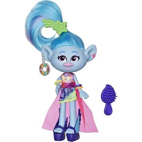 Dreamworks Trolls Glam Chenille Fashion Doll مع اللباس والأحذية والمزيد ، مستوحاة من Trolls World Tour ، لعبة لفتاة 4 سنوات وما فوق