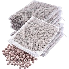 JIHAQUA Aquarium Ceramic Filter Media Bio Filter Rings, Bio Ceramic Ball for Freshwater,Marine Fish Tank,Canister Filter,Koi Pond (Grey, 10 Lbs)
