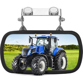 مرآة جرار عالمية، مرايا جانبية للجرار مغناطيسية قوية متوافقة مع ملحقات جرار Kubota B BX Mahindra John Deere