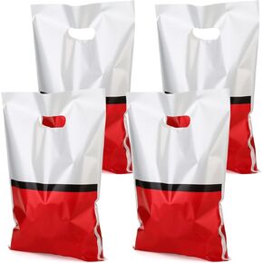 ADARRO Cartoon Animation Party Fvar Gift Bags 30 PCS, Red and White Design Goodie Bags for Birthday Party Supplies