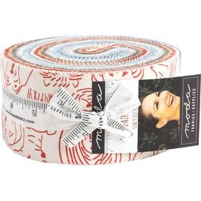 Stacy Iest HSU Dog Daze Jelly Roll 40 2.5 بوصة شرائط Moda Fabrics 20840JR