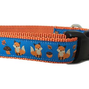 طوق الكلاب الخريف ، Caninedesign ، سقوط ، 1 بوصة ، قابلة للتعديل ، النايلون ، المتوسط ​​والكبير (الثعلب ، كبير 15-22 ")