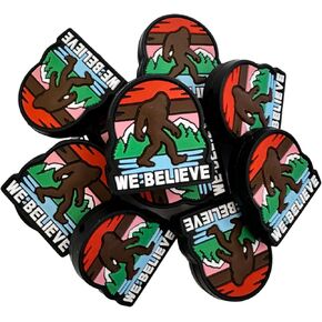 Lashicorn Big Foot Sasquatch Silicone Bocal Beads | 12 Pack Bigfoot نعتقد أن الأسطورة الحضرية بالجملة بالجملة Making Kit Kit Beaded Pen Buck Buck Bronco Freshie Hanger