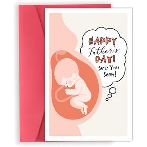 Asmallgf Comfort Cat Dad Gifts, Fathers Day Card from Cat, Cat Dad Fathers Day Card, “A Wish from The Cat"
