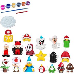 21pcs Mario Mini Action Toys Kids Toys for Boys Girls ، Mario Minifigures Party Form