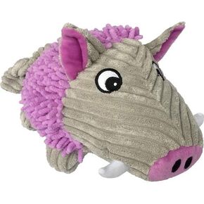 Durable Dog Plush Pastel Pals Toys with Squeakers and Crinkle in Multi-Size by Petlou New Desgin (Purple, 8" Pastel Pals Warthog)