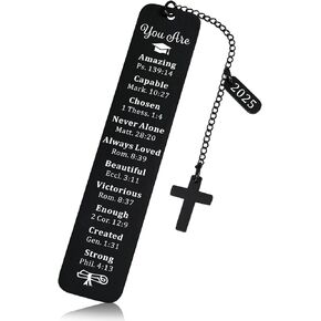 Graduation Announcements 2025 Class of 2025, Senior 2025 Graduation Gifts Bible Verse Bookmarks for Him Her, College High School 5th 8th 12th Grades Gifts for Women Men Inspirational Gifts for