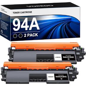 استبدال خرطوشة الحبر لـ HP 94A CF294A 94X CF294X عمل للليزر Pro M188DW M148DW M148FDW M149FDW M148 M118 M149 (Black ، 2 Pack)