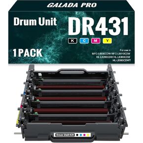 Compatible DR431CL DR431 Drum Unit (NOT Toner) Replacement for Brother 431CL DR 431 CL for MFC-L8610CDW MFC-L8900CDW MFC-L9570CDW HL-L8360CDW HL-L8260CDW Printer (1 Pack)
