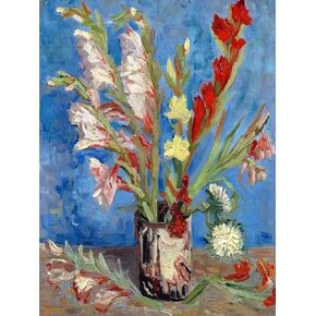 Lxtong van gogh Apricot Blossoms Diamond Painting Kit 5D Full Round Diamond Dots Gem Art Van Gogh Diamond Diamond Paints for البالغين ديكور الجدار المنزلي (30x 40 سم)