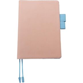 A5 PU Faux Leather Cover for Notebook Planners, Refillable Planner Case [Cover Only] (Black)