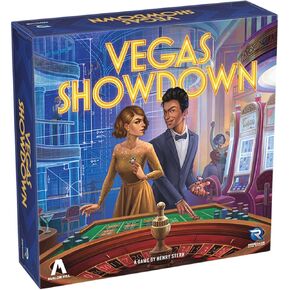 Renegade Game Studios: Vegas Showdown - Bidding & Strategy Board Game, Build The Most Famous Hotel/Casino, Family Ages 12+, 3-5 Players, 75 Min