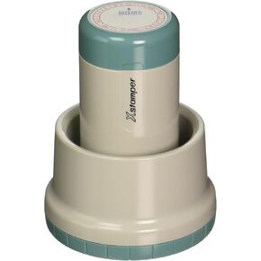 Xstamper XpeDater Rotary Time Stamp (XST22402),Red/Blue