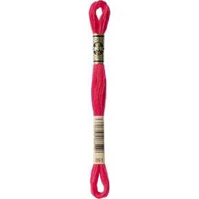 DMC 6-Strand التطريز Cotton 8.7yd-Dark قرنفل