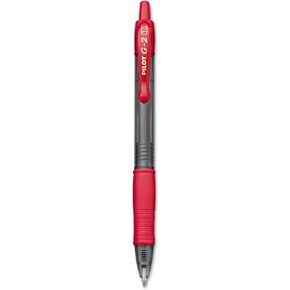 Pilot 31258 Gel Als ، قابل للسحب ، إعادة ملء ، Bold Point ، CL Barrel/RD Ink