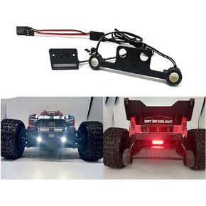 XBESTAR RC LED LED مجموعات مع مفتاح التحكم عن بُعد لأجهزة ترقية ARRMA Vorteks RC (مجموعة واحدة)