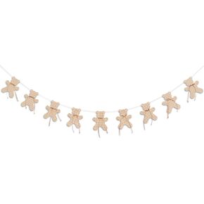 We Can Bearly Wait Banner - Teddy Bear Gender Reveal Neutral Party Garland For Baby Shower,Bear Theme Birthday Party Hanging Banner Photo Props