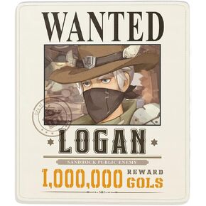 وقتي في Sandrock Desk Mat ، Logan Wanted Poster Mouse Pad Gaming Mousepad 9.8x11.8 بوصة
