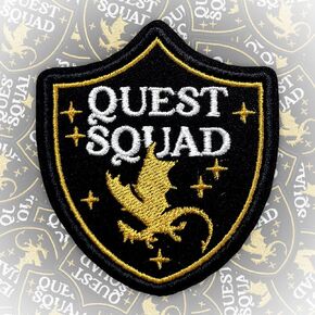 Quest Squad Patch 3 Inges Funny Acotar Armor ، Dragon Fourth Wing Wing Bookish Fantasy Fantasy الحديد على/خياطة على بقع النسيج التطريز لقبعات الشاحن