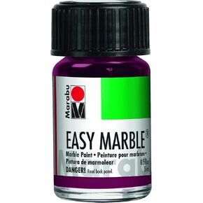 Marabu Easy Marble Paint - Blackberry - قم بإنشاء عمل فني ساحر وحيوي مع نغمات أرجوانية فاتنة من العليق الناضج - 15 مل.