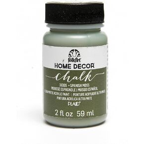 FolkArt 36305 Home Decor Chalk Furniture & Craft Paint in Assorted Colors, 2 ounce, Spanish Moss